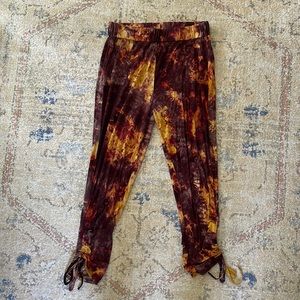 Amaryllis tie dyed pants